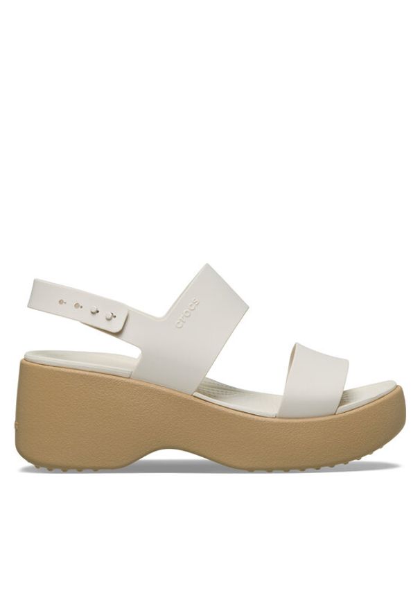 Crocs Sandały Brooklyn Sky Sandal 212250 Beżowy. Kolor: beżowy