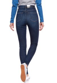 Wrangler - WRANGLER SUPER HIGH SKINNY BLUE SHADOW W27WFS15J. Stan: podwyższony #10