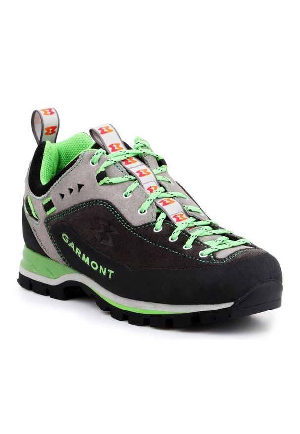 Buty Garmont Dragontail Mnt W 481199-201 czarne szare wielokolorowe zielone. Zapięcie: sznurówki. Kolor: zielony, czarny, szary, wielokolorowy. Materiał: guma, skóra, materiał, zamsz