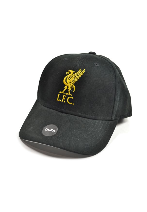 47 Brand - Czapka z daszkiem Liverpool FC - oficjalna licencjonowana. Kolor: czarny