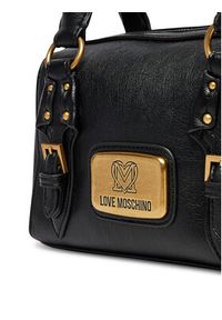 Love Moschino - LOVE MOSCHINO Torebka JC4274PP0LKB0000 Czarny. Kolor: czarny. Materiał: skórzane #4