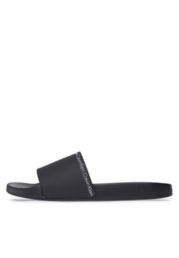 Calvin Klein Klapki Pool Slide Rubber HM0HM00981 Czarny. Kolor: czarny. Materiał: syntetyk