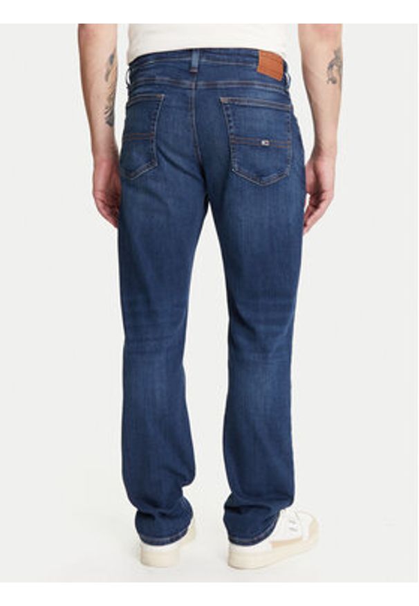 Tommy Jeans Jeansy Ryan DM0DM21892 Granatowy Slim Fit. Kolor: niebieski