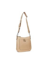 Lauren Ralph Lauren - LAUREN RALPH LAUREN Torebka Cameryn 431970152006 Beżowy. Kolor: beżowy. Materiał: skórzane