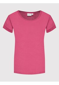Vila T-Shirt Dreamers 14025668 Różowy Regular Fit. Kolor: różowy. Materiał: syntetyk #4