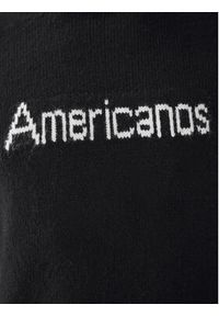 Americanos Sweter Nevado Czarny Regular Fit. Kolor: czarny. Materiał: syntetyk #5