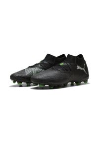 Puma - Buty piłkarskie FUTURE 8 PRO FG/AG PUMA Black Cool Light Gray Fluo Green. Kolor: wielokolorowy, czarny, zielony. Materiał: materiał, syntetyk, tkanina. Sport: piłka nożna