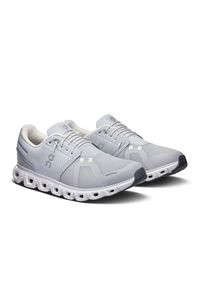 On - ON Cloud 6 M Glacier | White Sneakersy męskie. Kolor: szary #3
