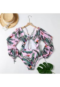 Intica - Strój kąpielowy z długim rękawem UV ochrona szybkoschnący Zwaanhilde. Kolor: wielokolorowy. Materiał: materiał. Długość: długie #2