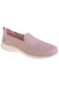 skechers - Buty sportowe Sneakersy damskie, Skechers Go Walk 6 - Valerie. Kolor: różowy. Sport: turystyka piesza