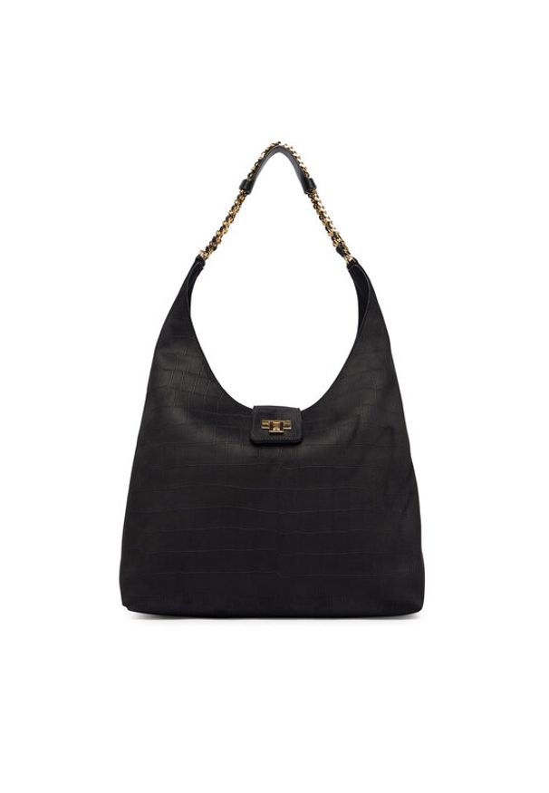 Elisabetta Franchi Torebka BS-01A-61E2-V390 Czarny. Kolor: czarny. Materiał: skórzane