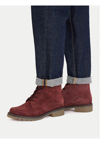 Lasocki Trzewiki CEO-WI16-GIRO-08 Bordowy. Kolor: czerwony. Materiał: zamsz, skóra #4