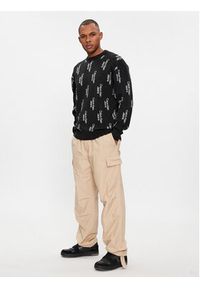 Calvin Klein Jeans Spodnie cargo Essential Regular Cargo Pant J30J324692 Beżowy Regular Fit. Kolor: beżowy. Materiał: bawełna #5