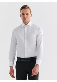 Pako Lorente - PAKO LORENTE – Koszula męska biała KOAN P000B-1X-575-B. Kolor: biały. Materiał: bawełna. Długość rękawa: długi rękaw. Długość: długie. Wzór: gładki. Styl: elegancki #8