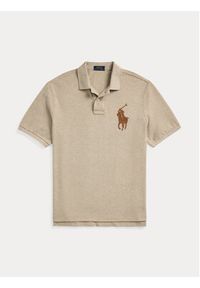 Polo Ralph Lauren Polo 710958776002 Beżowy Regular Fit. Typ kołnierza: polo. Kolor: beżowy. Materiał: bawełna #5