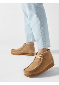 Clarks Trzewiki WallabeeEvoBt 261747444 Beżowy. Kolor: beżowy. Materiał: skóra, zamsz #6