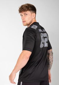 GORILLA WEAR - Koszulka fitness męska Gorilla Wear Fresno T-shirt. Kolor: wielokolorowy, czarny, szary. Sport: fitness