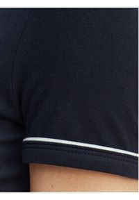 Lacoste T-Shirt TF5289 Granatowy Slim Fit. Kolor: niebieski. Materiał: bawełna #4