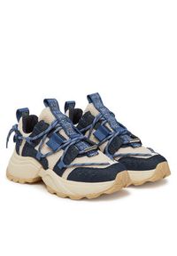Steve Madden Sneakersy Tazmania SM11002419 Granatowy. Kolor: niebieski. Materiał: materiał #3