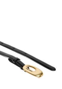 Calvin Klein Pasek Damski Oval Buckle Shiny Strap 15Mm LV04F7064G Czarny. Kolor: czarny. Materiał: skóra #3