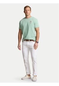 Polo Ralph Lauren T-Shirt 710941870001 Zielony Classic Fit. Typ kołnierza: polo. Kolor: zielony. Materiał: bawełna #4