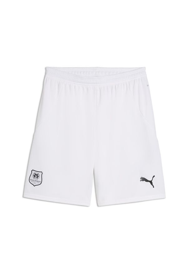 Puma - Męskie szorty Stade Rennais F.C. 24/25 PUMA White Black. Kolor: wielokolorowy, biały, czarny. Sport: piłka nożna