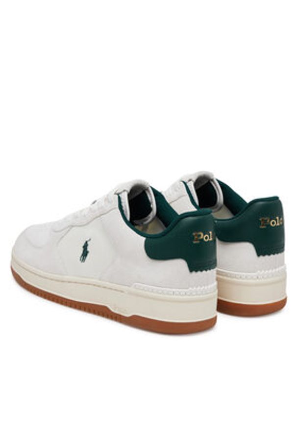 Polo Ralph Lauren Sneakersy 809971482002 Biały. Kolor: biały. Materiał: zamsz, skóra