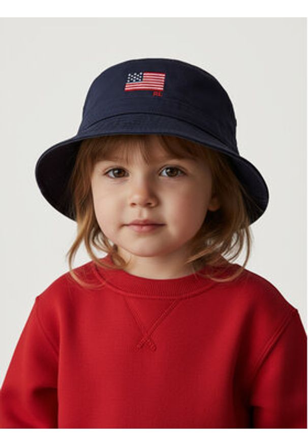 Polo Ralph Lauren Kapelusz 320971819001 Granatowy. Kolor: niebieski. Materiał: bawełna