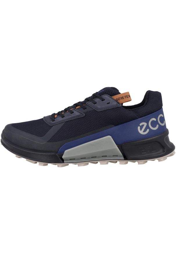 ecco - Buty do chodzenia męskie Ecco Biom 2.1 X Country Low Gtx. Zapięcie: sznurówki. Kolor: niebieski. Materiał: materiał. Szerokość cholewki: normalna. Sport: turystyka piesza