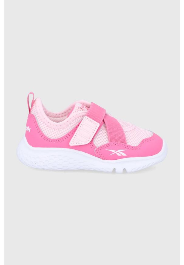 Reebok Classic buty dziecięce Weebok Flex Sprint kolor różowy. Nosek buta: okrągły. Zapięcie: rzepy. Kolor: różowy. Materiał: guma. Model: Reebok Classic. Sport: bieganie