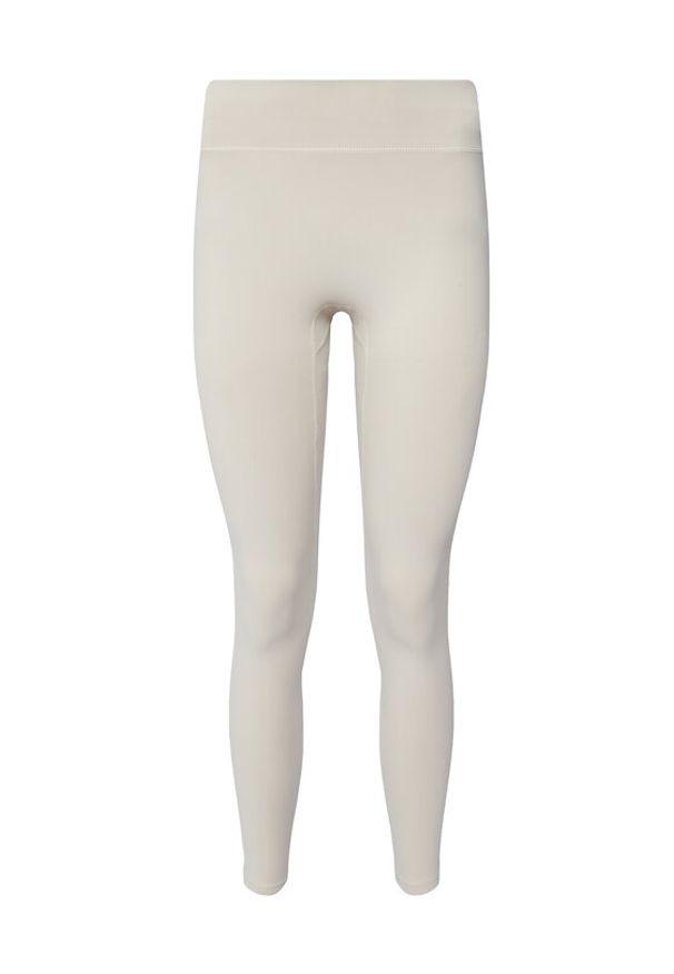 Reebok Legginsy RK25311CCW Beżowy Slim Fit. Kolor: beżowy. Materiał: syntetyk