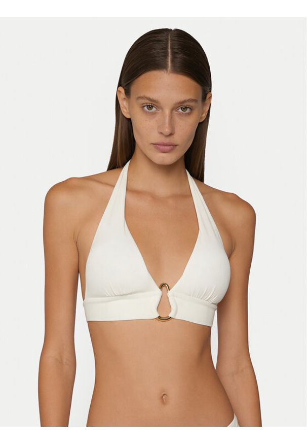 Guess Góra od bikini E6GJ14 KF590 Biały. Kolor: biały. Materiał: syntetyk