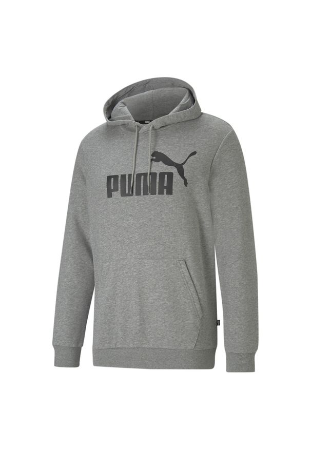 Bluza treningowa męska Puma Ess Big Logo Hoodie. Typ kołnierza: kaptur. Kolor: wielokolorowy, czarny, szary