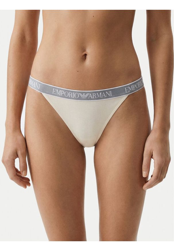 Emporio Armani Underwear Komplet stringów EW000405 AF19026 M0082 Biały. Kolor: biały. Materiał: bawełna