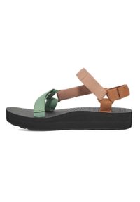Sandały damskie Teva Midform Universal. Kolor: zielony, wielokolorowy, różowy, brązowy