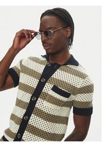 Lindbergh Kardigan 30-804112 Beżowy Relaxed Fit. Kolor: beżowy. Materiał: bawełna #5