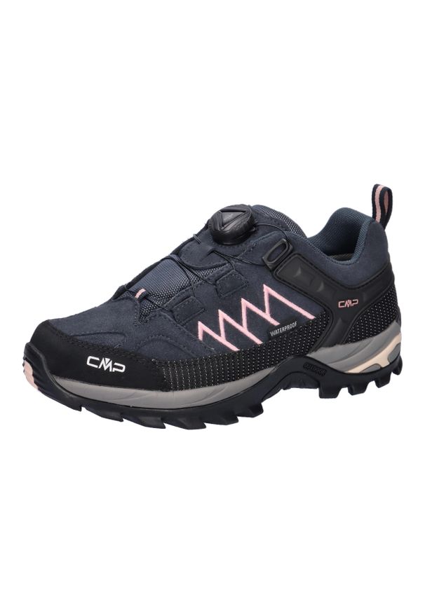 Buty sportowe trekkingowe damskie CMP Rigel. Kolor: czarny, różowy, wielokolorowy. Materiał: tworzywo sztuczne, materiał, skóra. Szerokość cholewki: normalna. Styl: sportowy