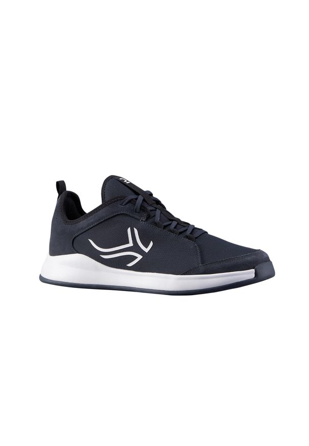ARTENGO - Buty tenisowe męskie Artengo TS130 na każdą nawierzchnię. Kolor: czarny, szary, wielokolorowy. Materiał: syntetyk, kauczuk, tkanina, skóra. Szerokość cholewki: normalna. Sport: tenis