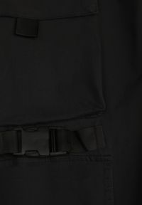 Born2be - Czarne Spodnie Cargo z Elastycznej Bawełny Irilene. Okazja: na spacer, na co dzień. Kolor: czarny. Materiał: bawełna. Styl: elegancki, casual #3
