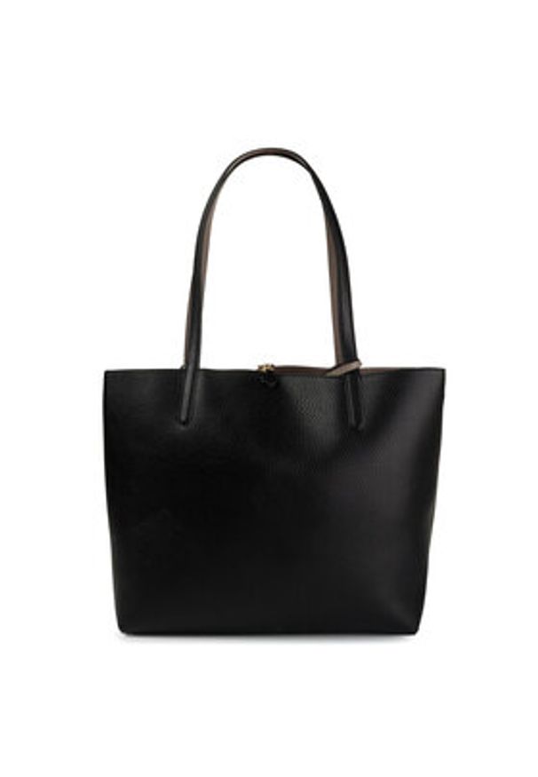 Lauren Ralph Lauren Torebka Rvrsble Tote 431795329001 Czarny. Kolor: czarny. Materiał: skórzane