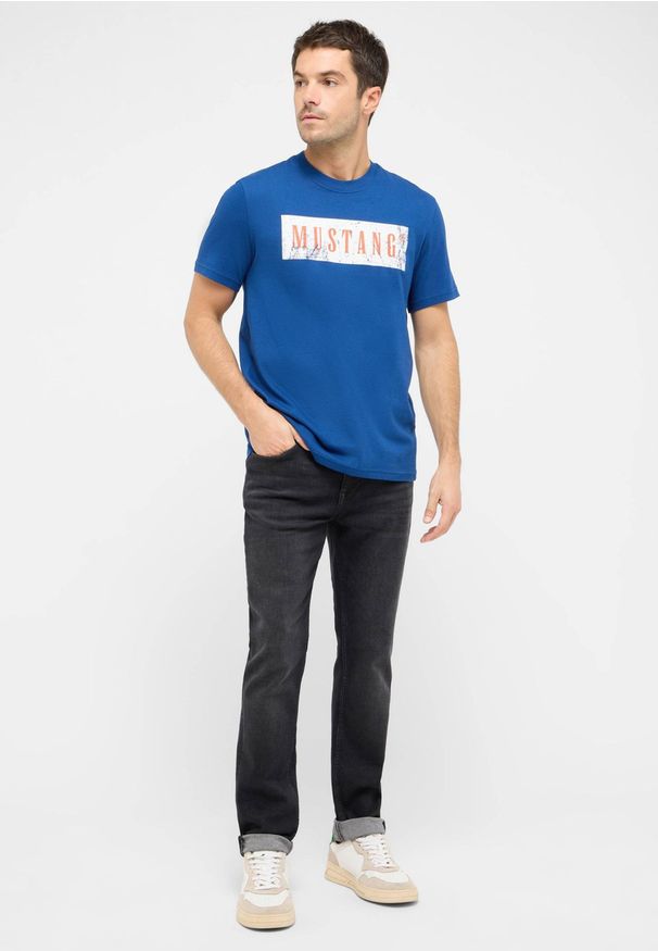 Męskie Spodnie Jeansowe Mustang Style Frisco Skinny Denim Black 1016306 4000 803