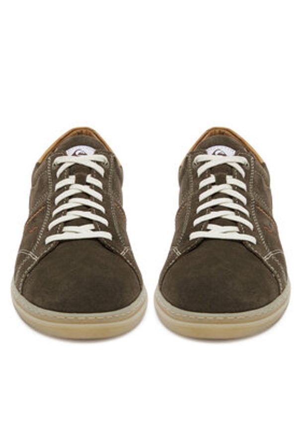 Quiksilver Półbuty JAYDEN-01 MB Khaki. Kolor: brązowy. Materiał: skóra, zamsz