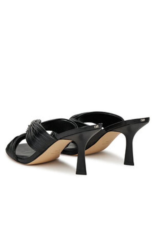 MICHAEL Michael Kors Klapki Alessia 40S5ASMS1L Czarny. Kolor: czarny. Materiał: skóra