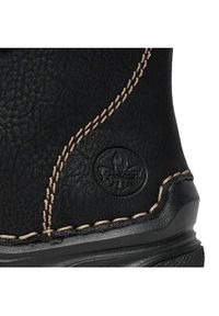 Rieker Botki 55049-00 Czarny. Kolor: czarny. Materiał: skóra #6