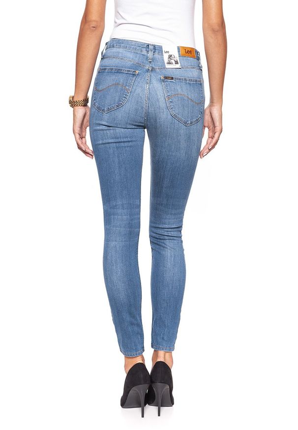 Lee - SPODNIE DAMSKIE LEE SCARLETT HIGH DARK DELUXE L626SVMK 112145314