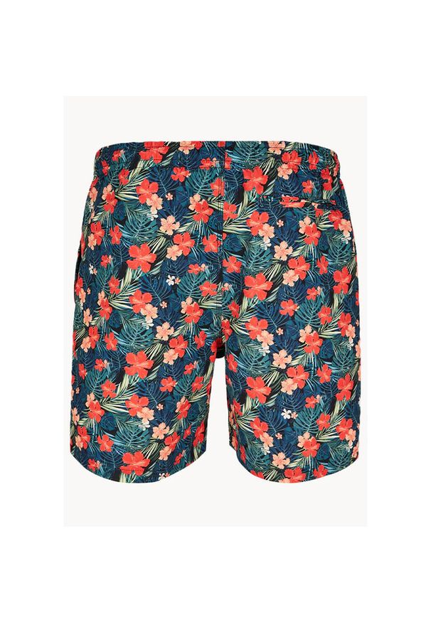 Urban Classics - Szorty Kąpielowe Męskie Tropiki. Kolor: czarny. Styl: sportowy