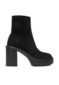 Nine West Botki CEO-MAJ-01 Czarny. Kolor: czarny. Materiał: materiał