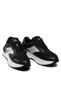 Calvin Klein Jeans Sneakersy Chunky Runner 1 YM0YM00450 Czarny. Kolor: czarny. Materiał: materiał #5