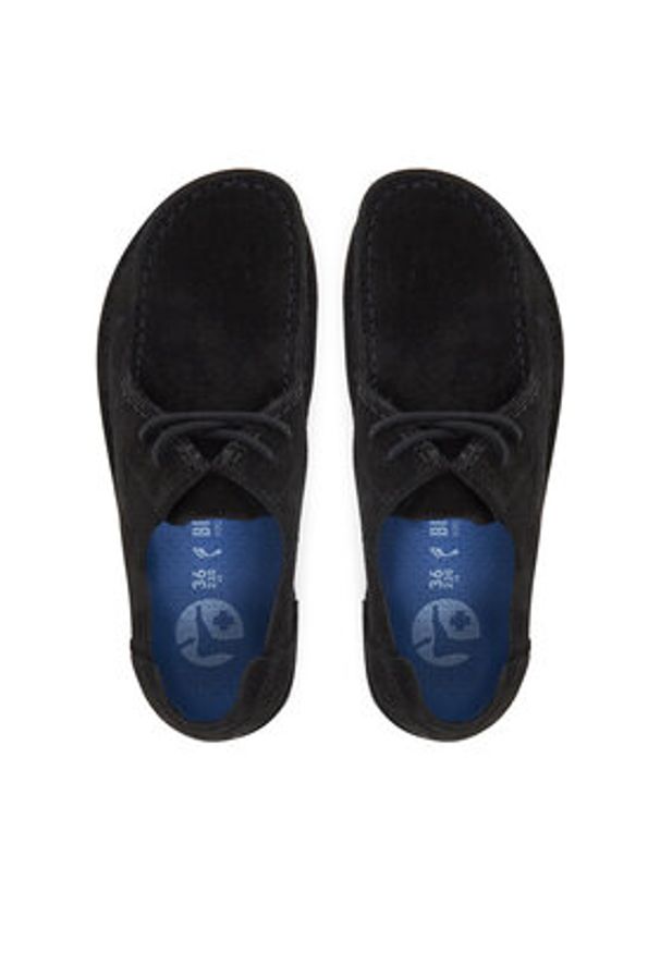 Birkenstock Półbuty Utti Lace 1028740 Czarny. Kolor: czarny. Materiał: skóra, zamsz
