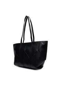Calvin Klein Torebka Woven Medium Carryall LV04F3548G Czarny. Kolor: czarny. Materiał: skórzane #2
